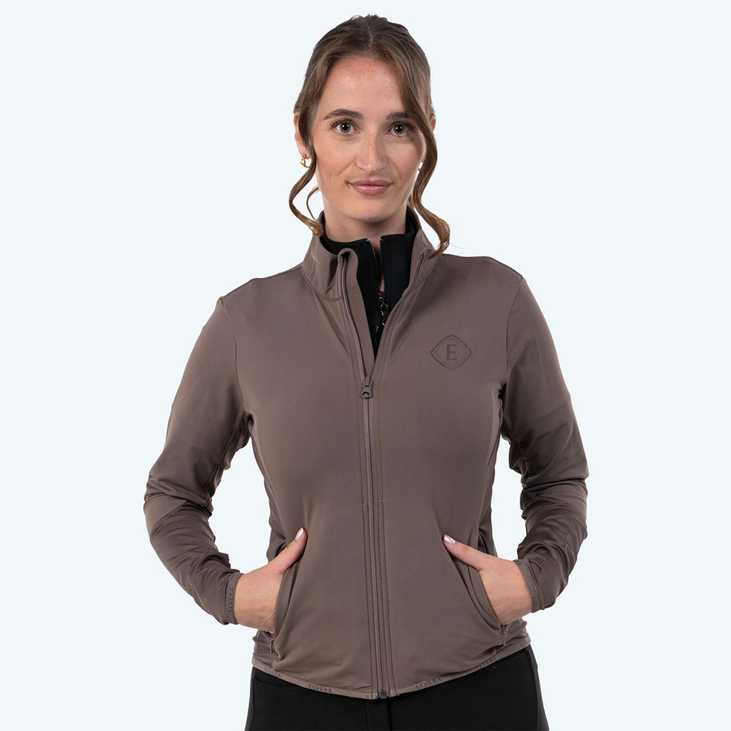 Elvera Equestrian Training Vest EEAveline Dark Taupe