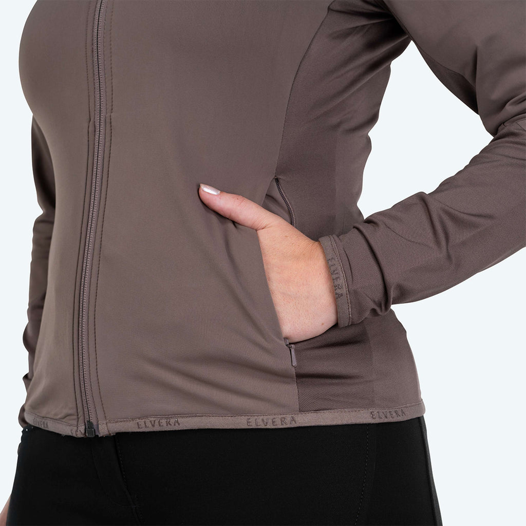 Elvera Equestrian Training Vest EEAveline Dark Taupe