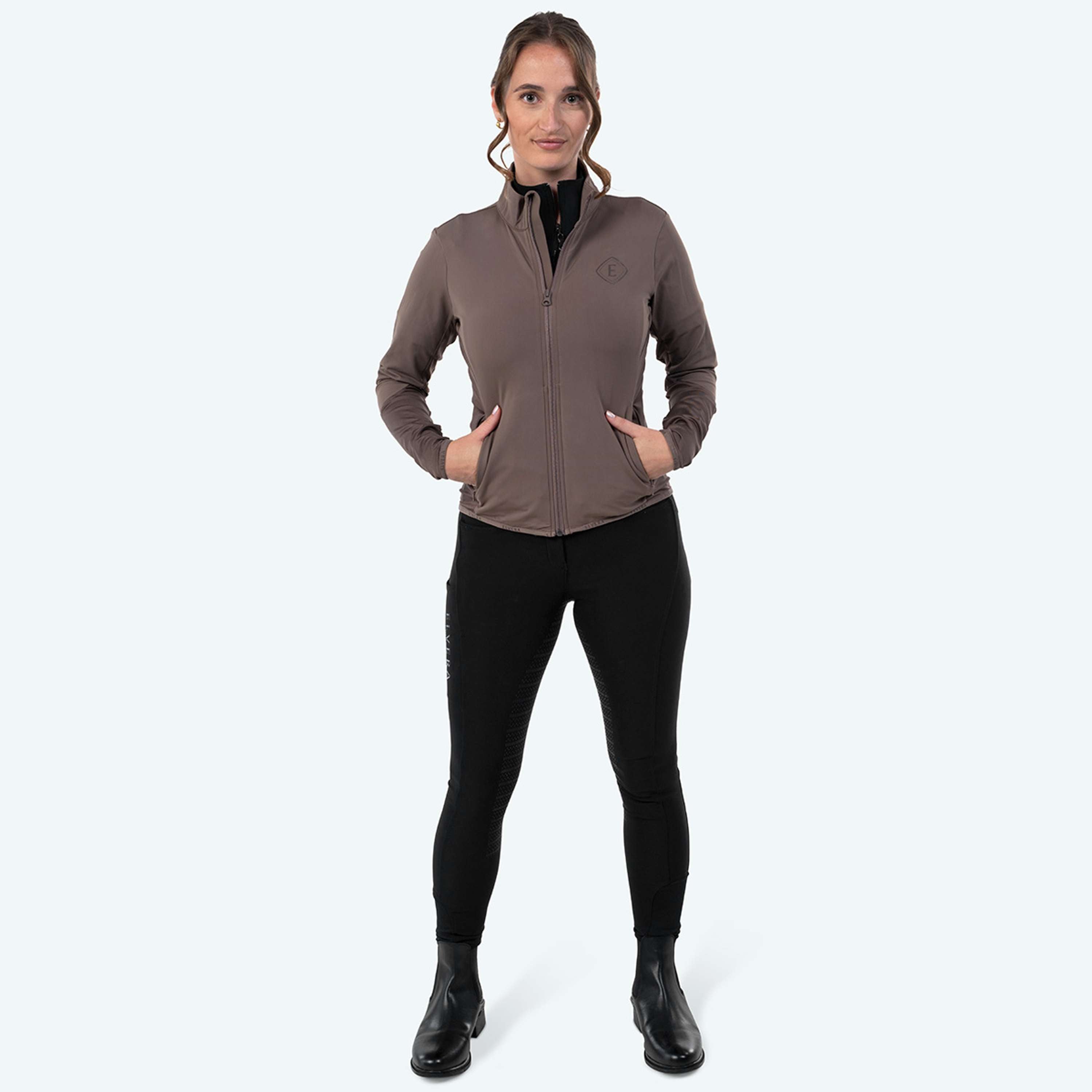 Elvera Equestrian Training Vest EEAveline Dark Taupe