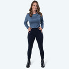 Elvera Equestrian Riding Legging Motion Sky Captain
