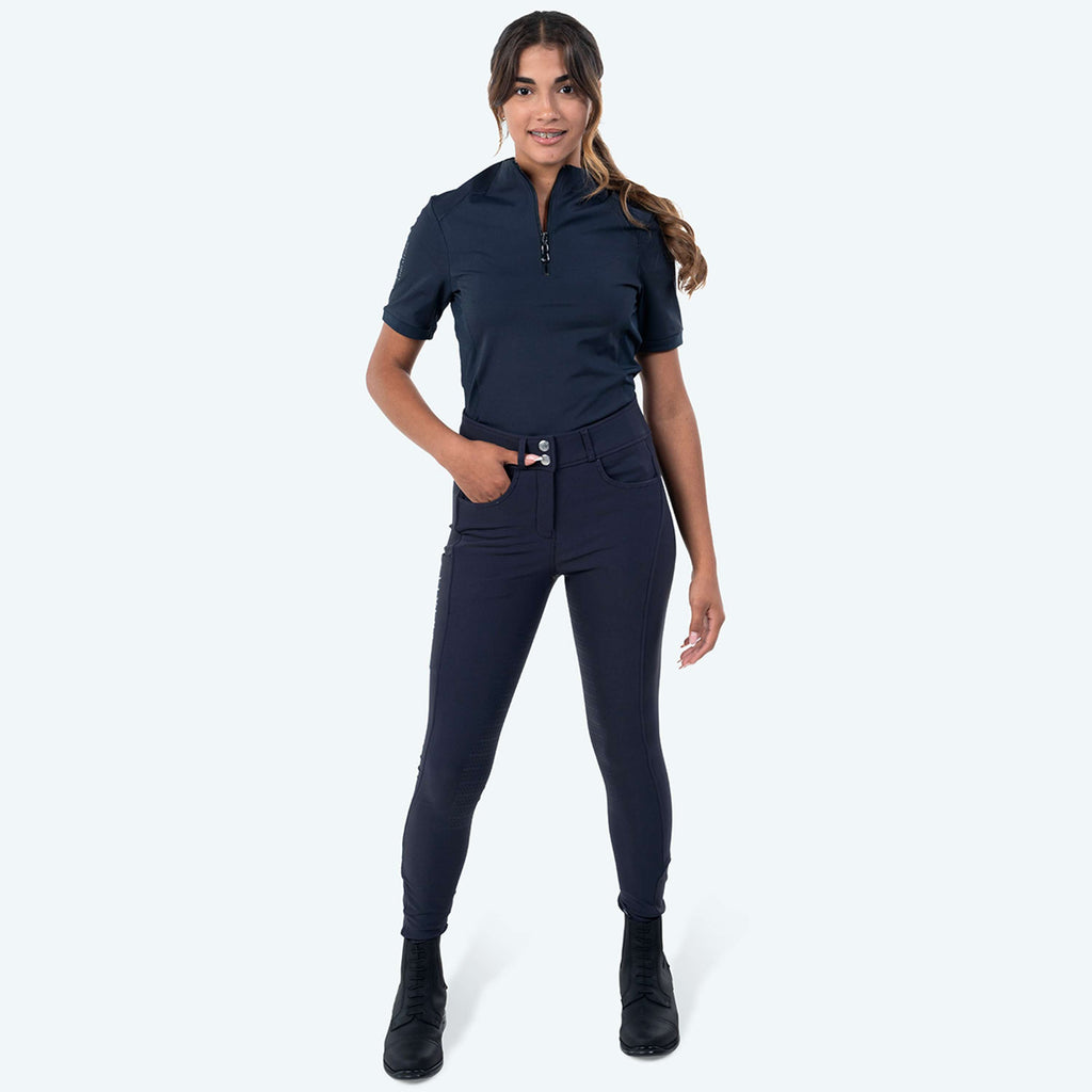 Elvera Equestrian Breeches Performance Bling Kings Navy