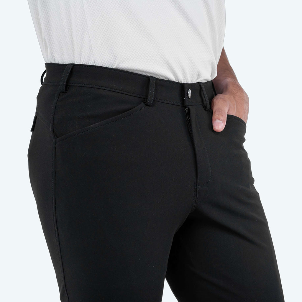 Elvera Equestrian Breeches Dual Core Pro Half Seat Men Black