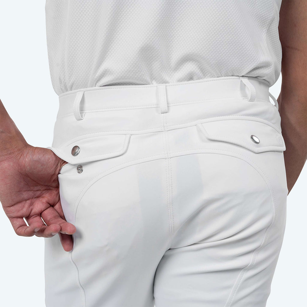 Elvera Equestrian Breeches Sensitive Pro Half Seat Men White