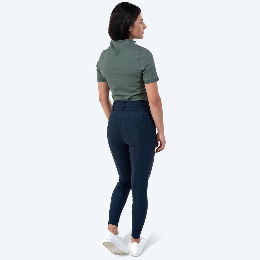 Elvera Equestrian Breeches Dual Core Pro Half Seat Salute