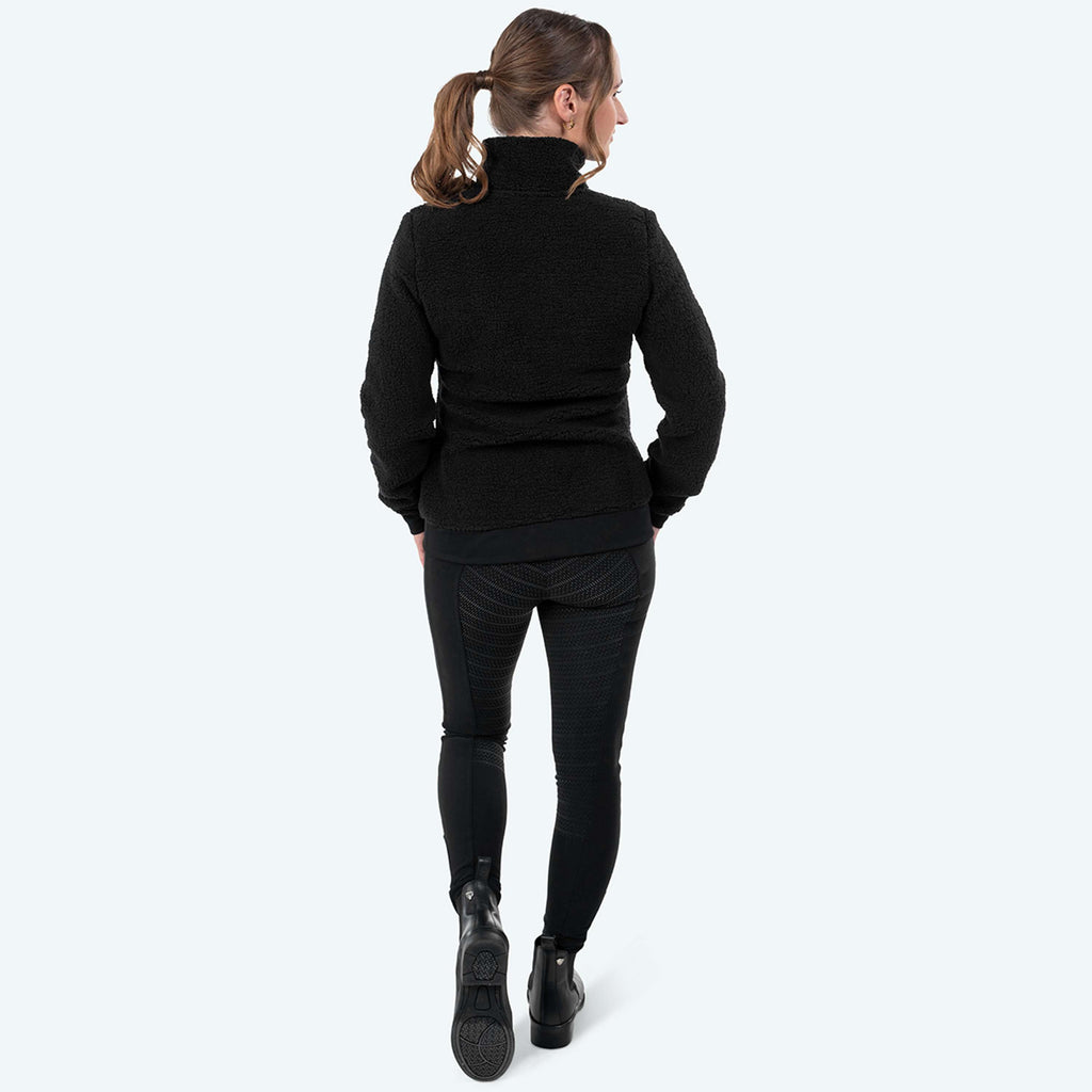 Elvera Equestrian Fleece Vest EEDaphne Black