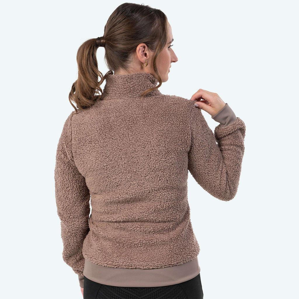 Elvera Equestrian Fleece Vest EEDaphne Taupe