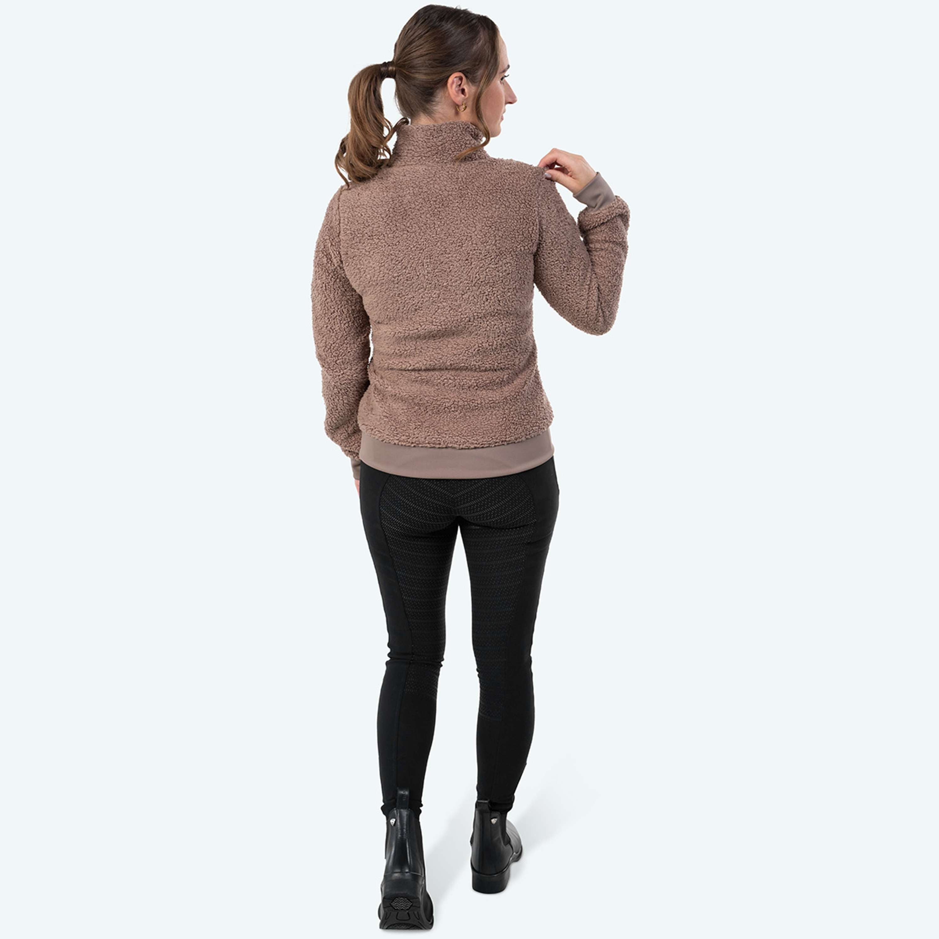 Elvera Equestrian Fleece Vest EEDaphne Taupe