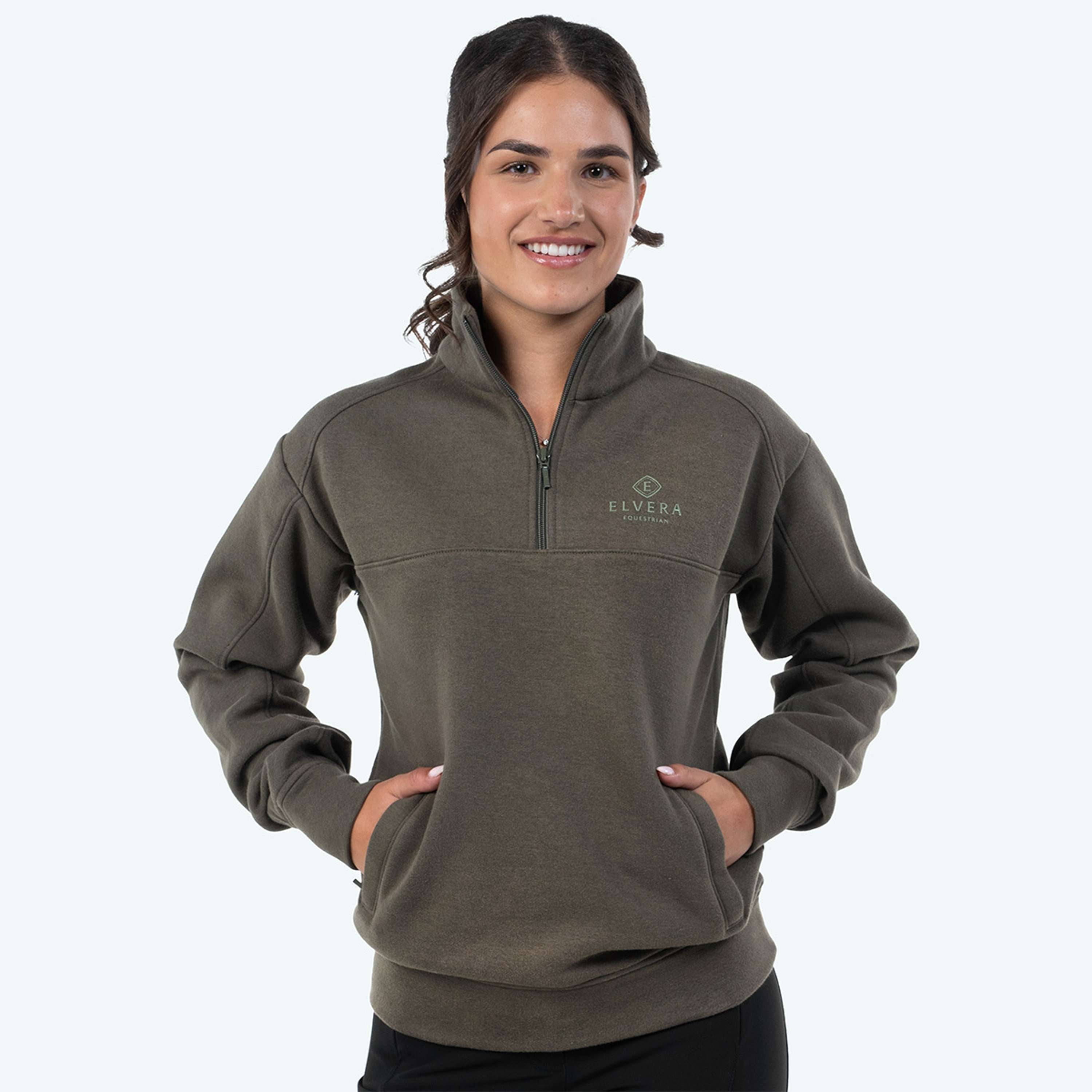 Elvera Equestrian Sweater EEHazardstory Thyme