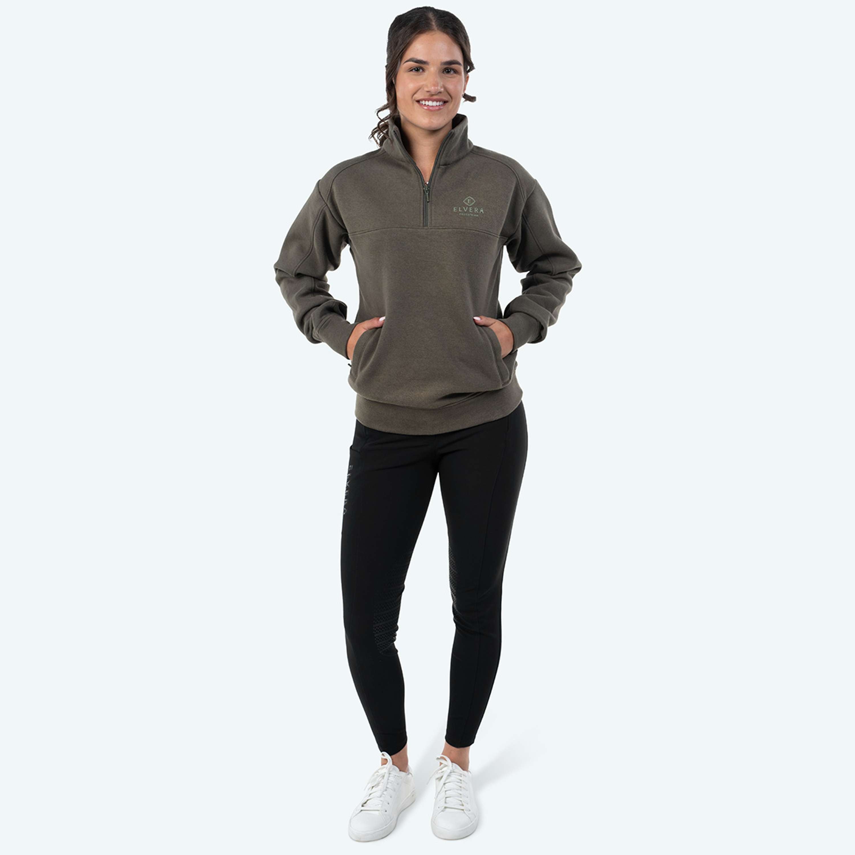 Elvera Equestrian Sweater EEHazardstory Thyme