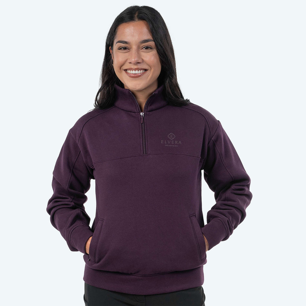 Elvera Equestrian Sweater EEHazardstory Plum