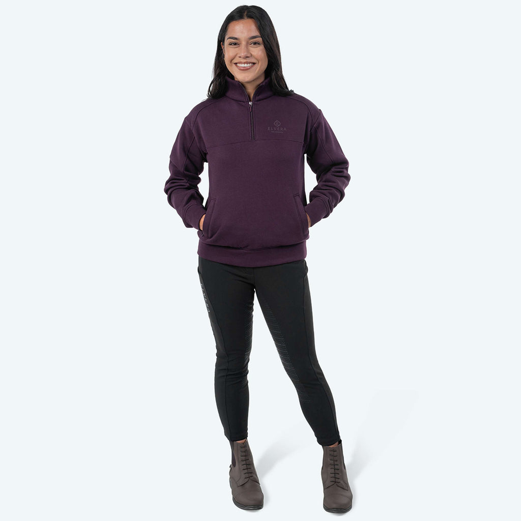 Elvera Equestrian Sweater EEHazardstory Plum