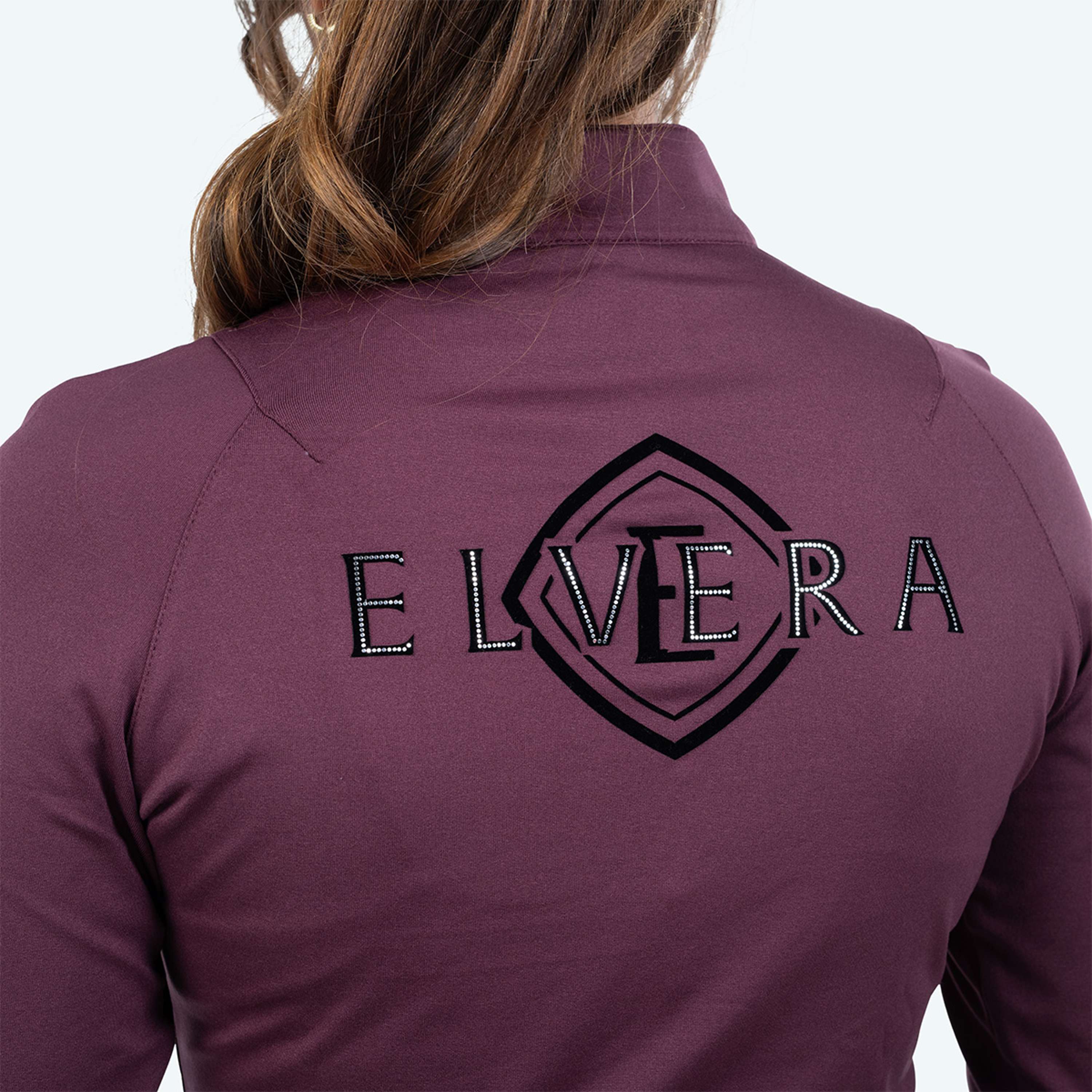 Elvera Equestrian Training shirt EEChanel Eggplant