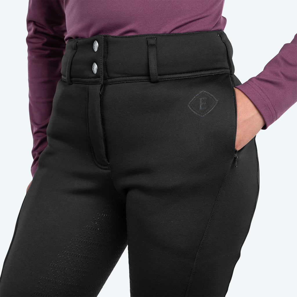 Elvera Equestrian Breeches Teddy Winter Pro Black
