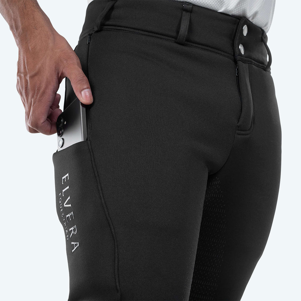 Elvera Equestrian Breeches Teddy Winter Pro Men Black