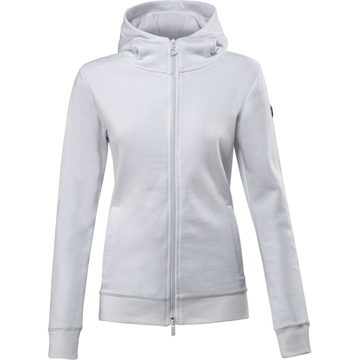 EQODE by Equiline Vest Debra Zipper/Hoodie White