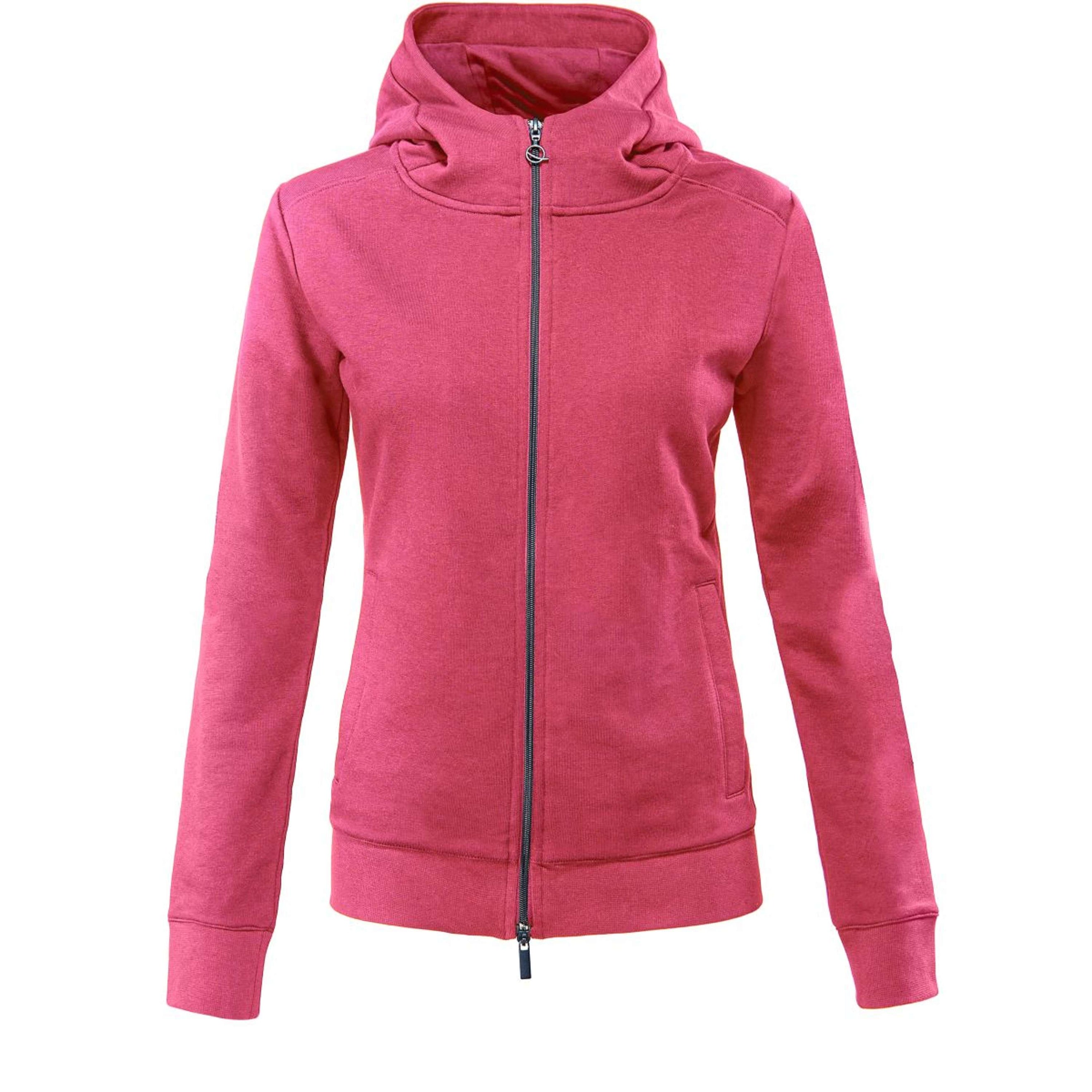 Eqode Vest Debra Zipper/Hoodie Rose Red