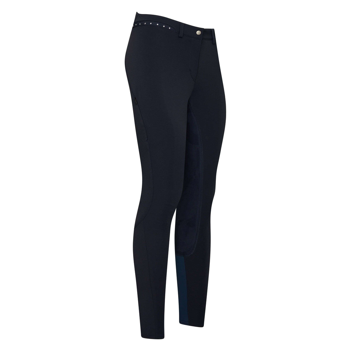 Euro-star Breeches Equitation Queen Diamond Full Grip Navy