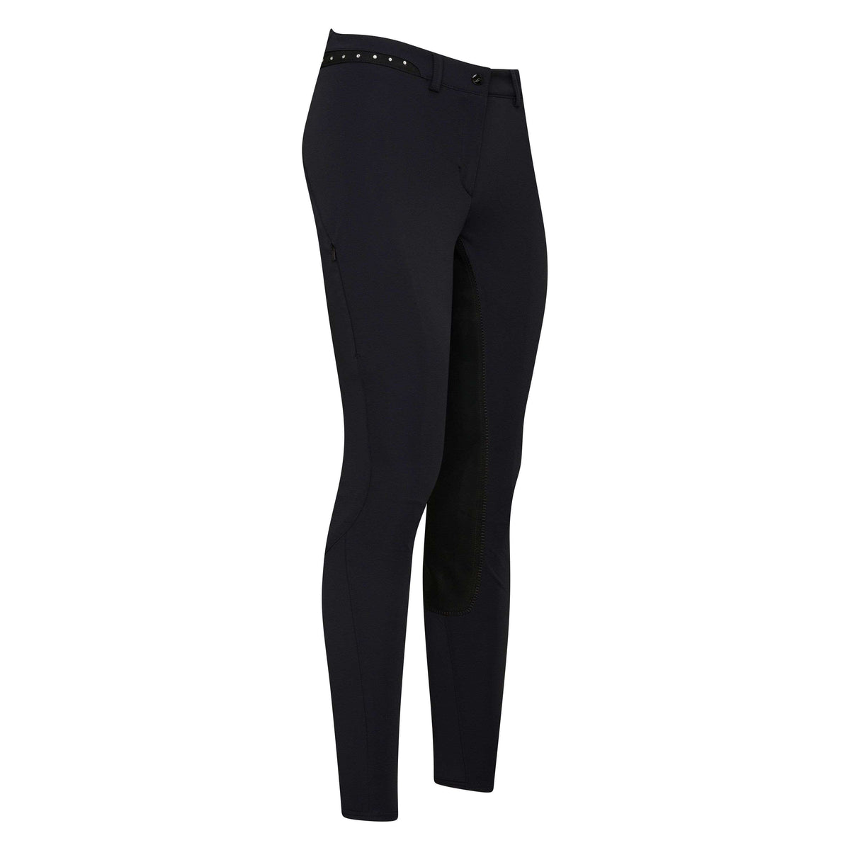 Euro-star Breeches Equitation Queen Diamond Full Black