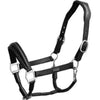 Equestrian Stockholm Halter Glimmer Anatomic Leather Black