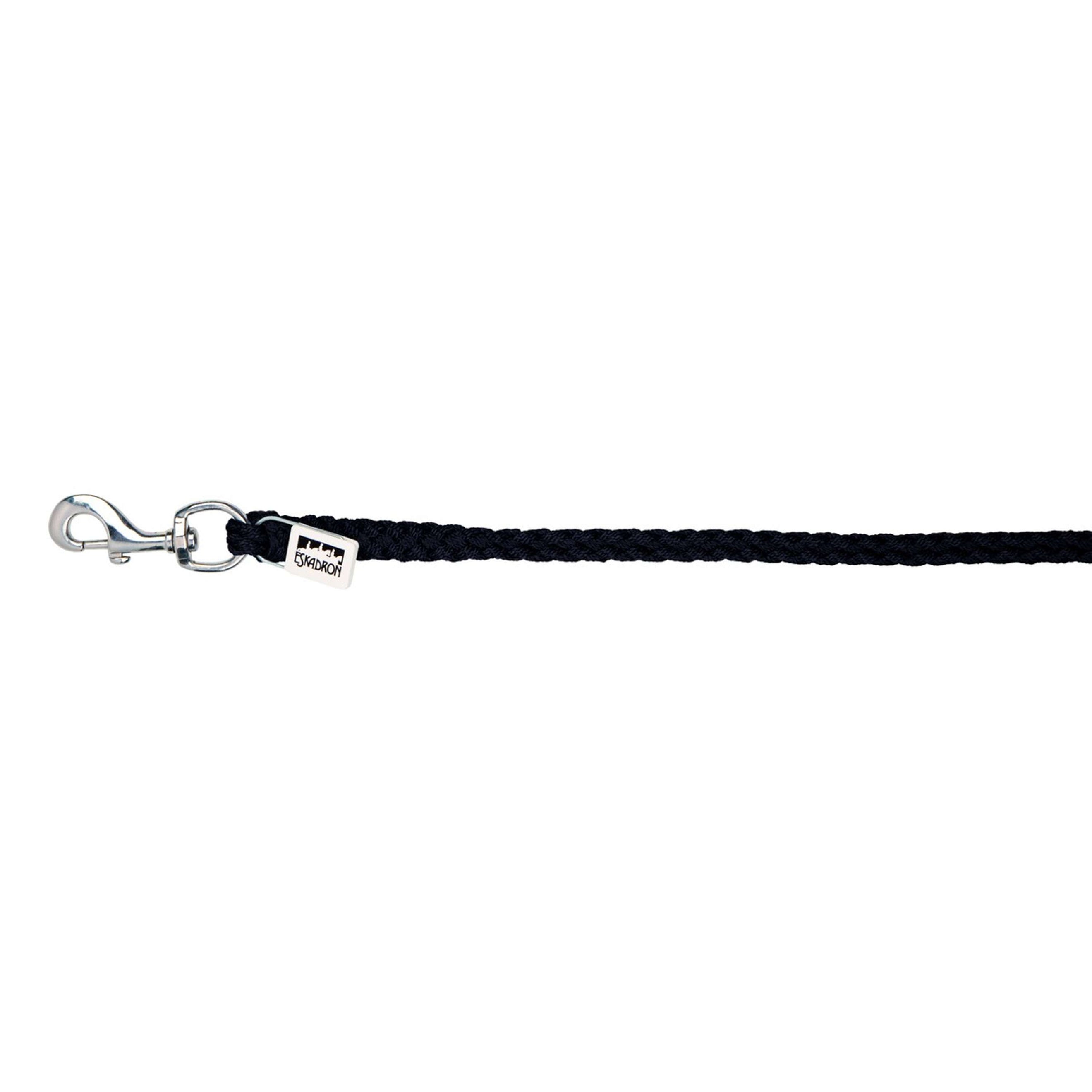 Eskadron Lead Rope Classic Nickel Carabine Black