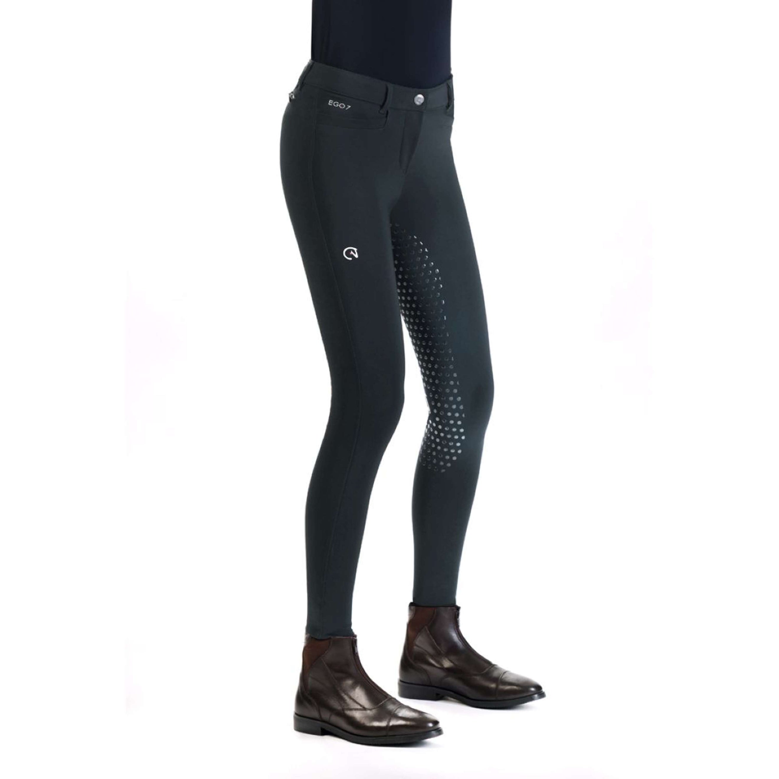 Ego7 Breeches Dressage FG Green Grey