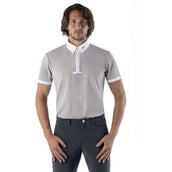 Ego7 Competition Shirt Short Sleeves Men Ice Grey/White