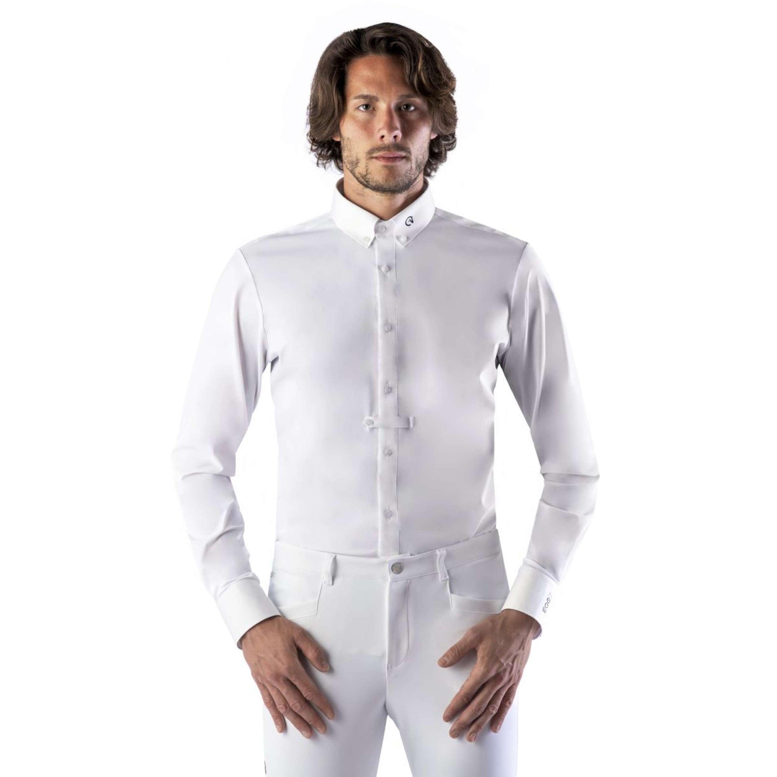 Ego7 Competition Shirt Long Sleeves Men White