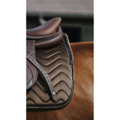 EQUITHÈME Saddlepad Glossy Jumping Brown