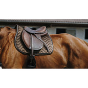 EQUITHÈME Saddlepad Glossy Jumping Brown