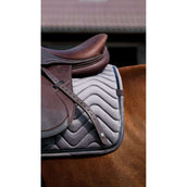 EQUITHÈME Saddlepad Glossy Jumping Grey