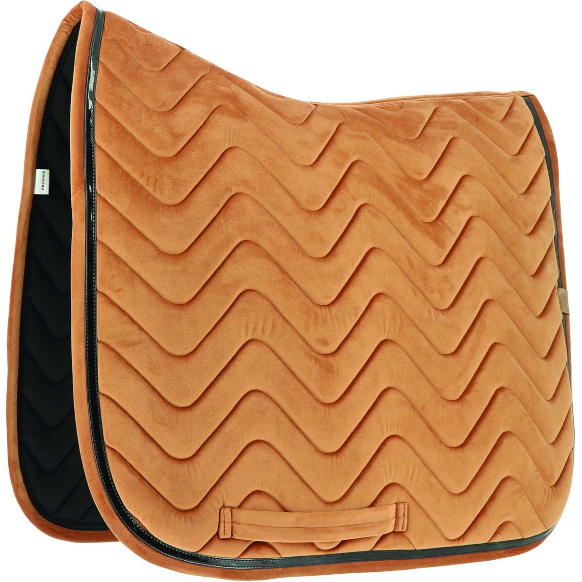 EQUITHÈME Saddlepad Glossy Dressage Orange