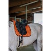 EQUITHÈME Saddlepad Glossy Dressage Orange