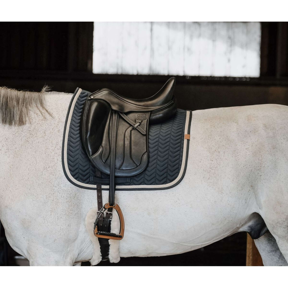 EQUITHÈME Saddlepad Softy Dressage Dark Green