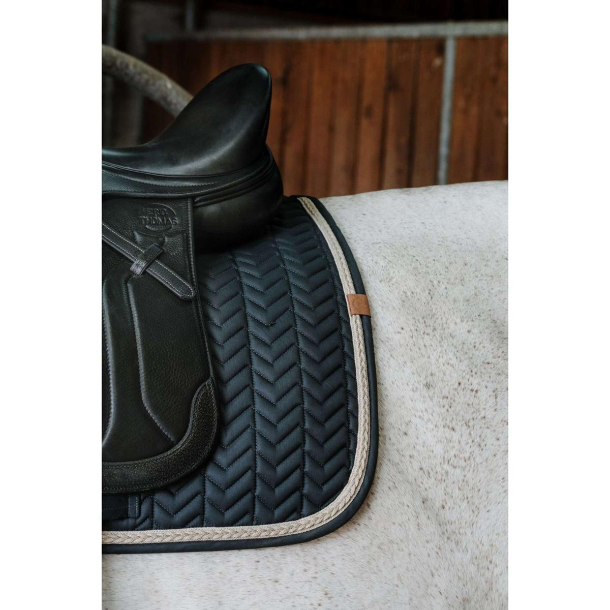 EQUITHÈME Saddlepad Softy Dressage Dark Green