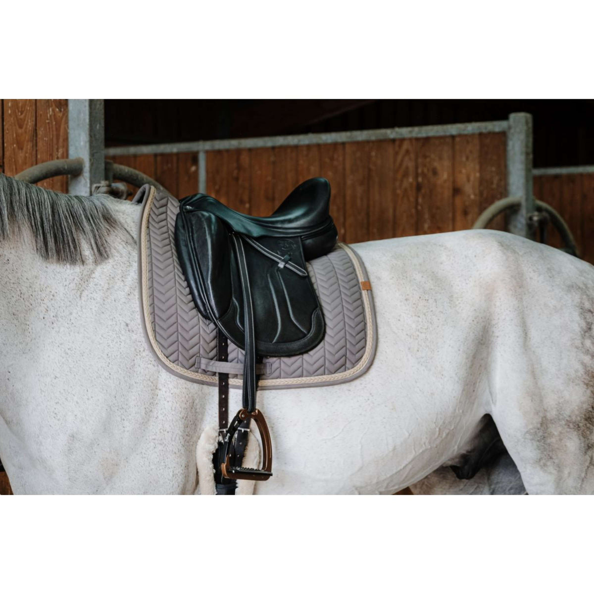 EQUITHÈME Saddlepad Softy Dressage DarkGrey