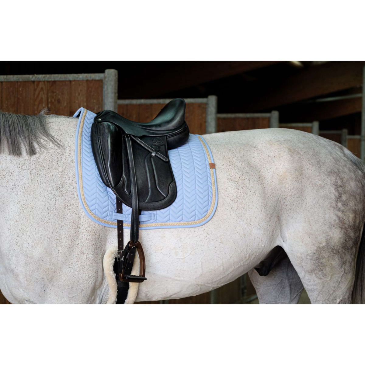 EQUITHÈME Saddlepad Softy Dressage Lightblue