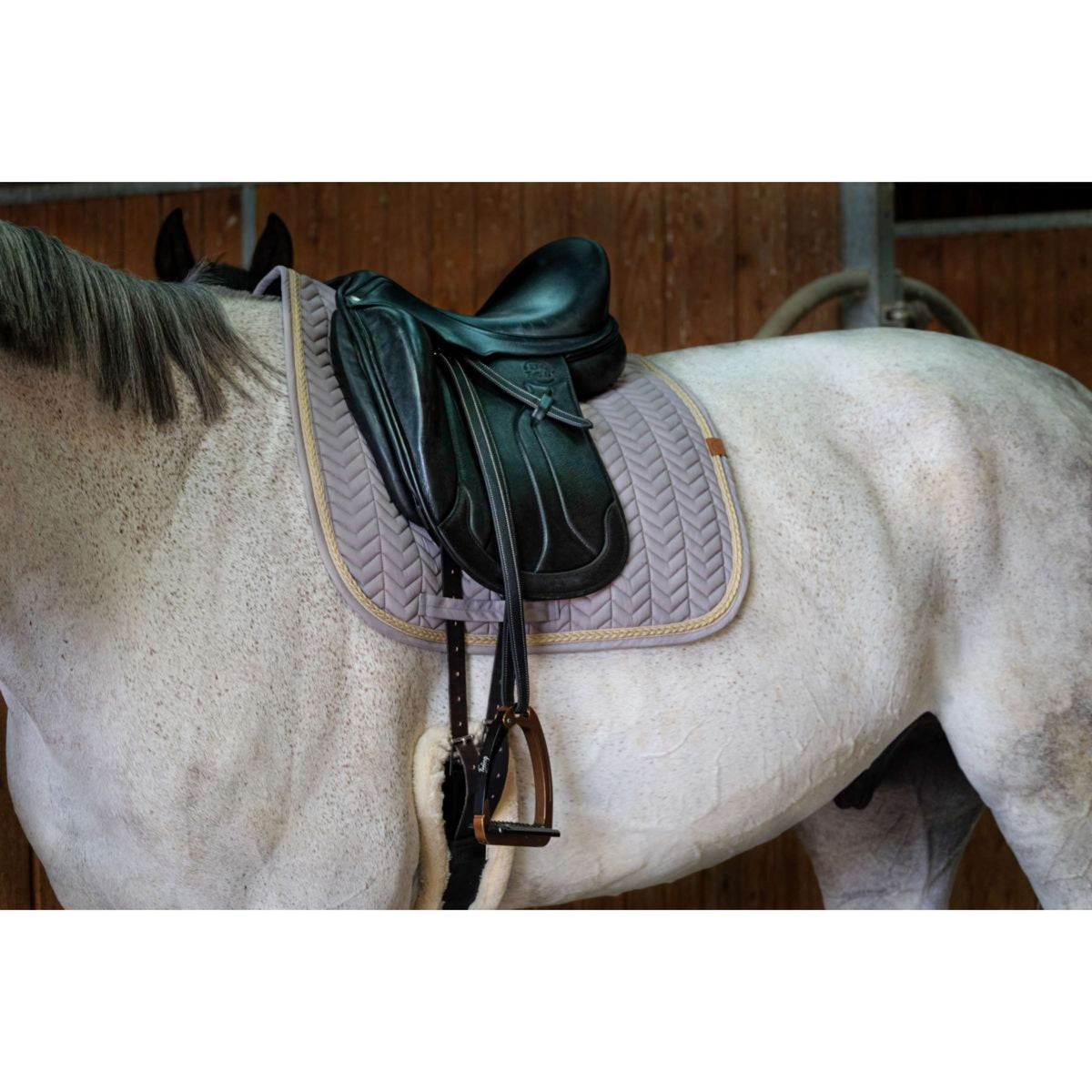 EQUITHÈME Saddlepad Softy Dressage Grey