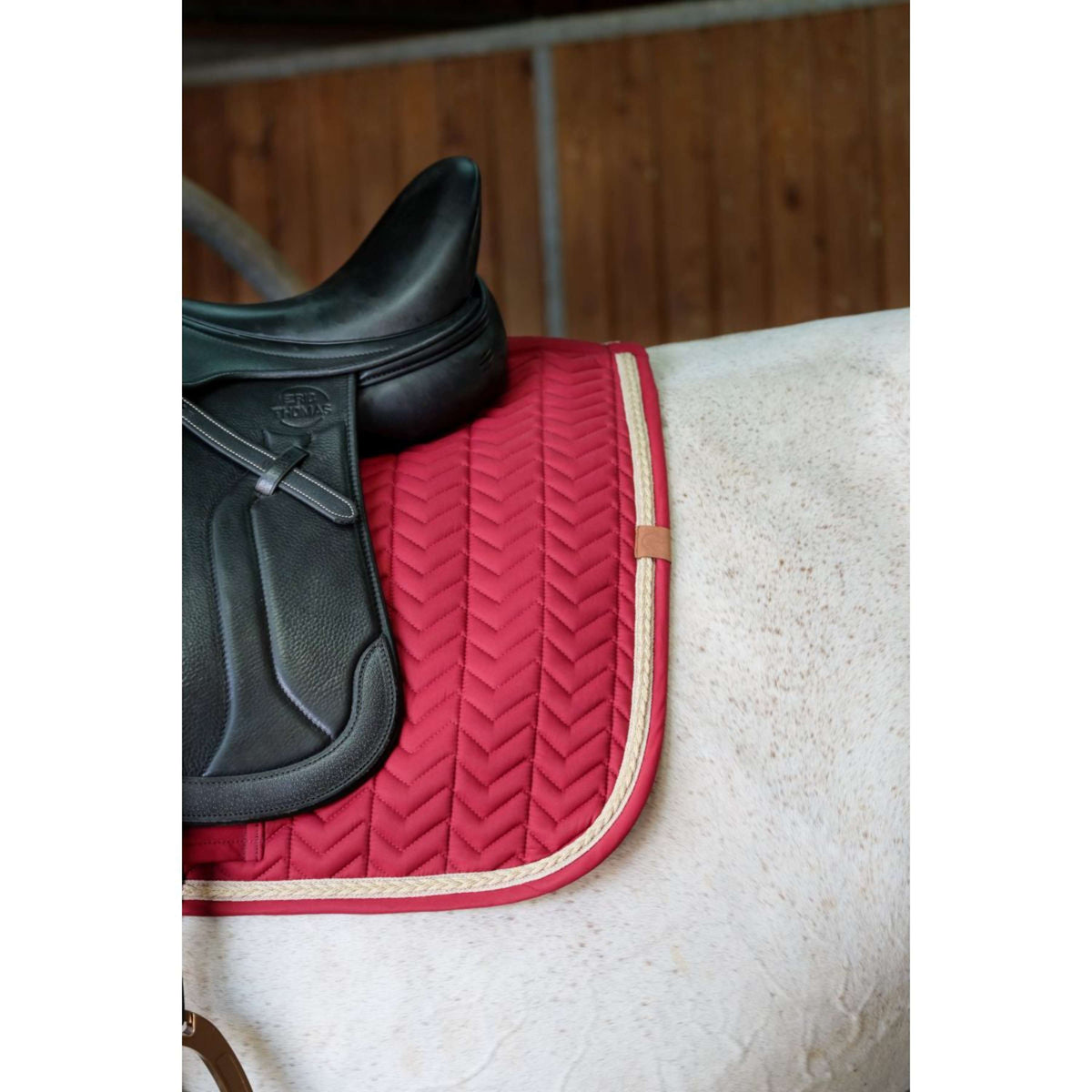 EQUITHÈME Saddlepad Softy Dressage Burgundy