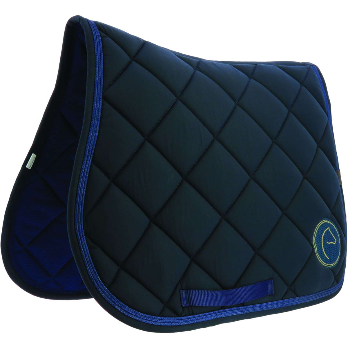 EQUITHÈME Saddlepad Badge Jumping Navy