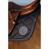 EQUITHÈME Saddlepad Badge Jumping Navy