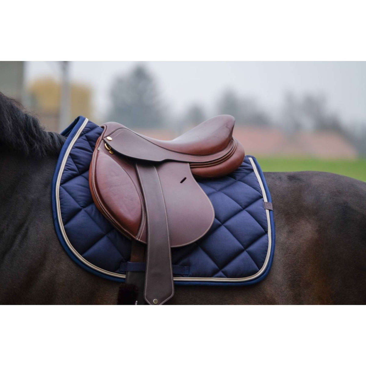 EQUITHÈME Saddlepad Classic Jumping Navy