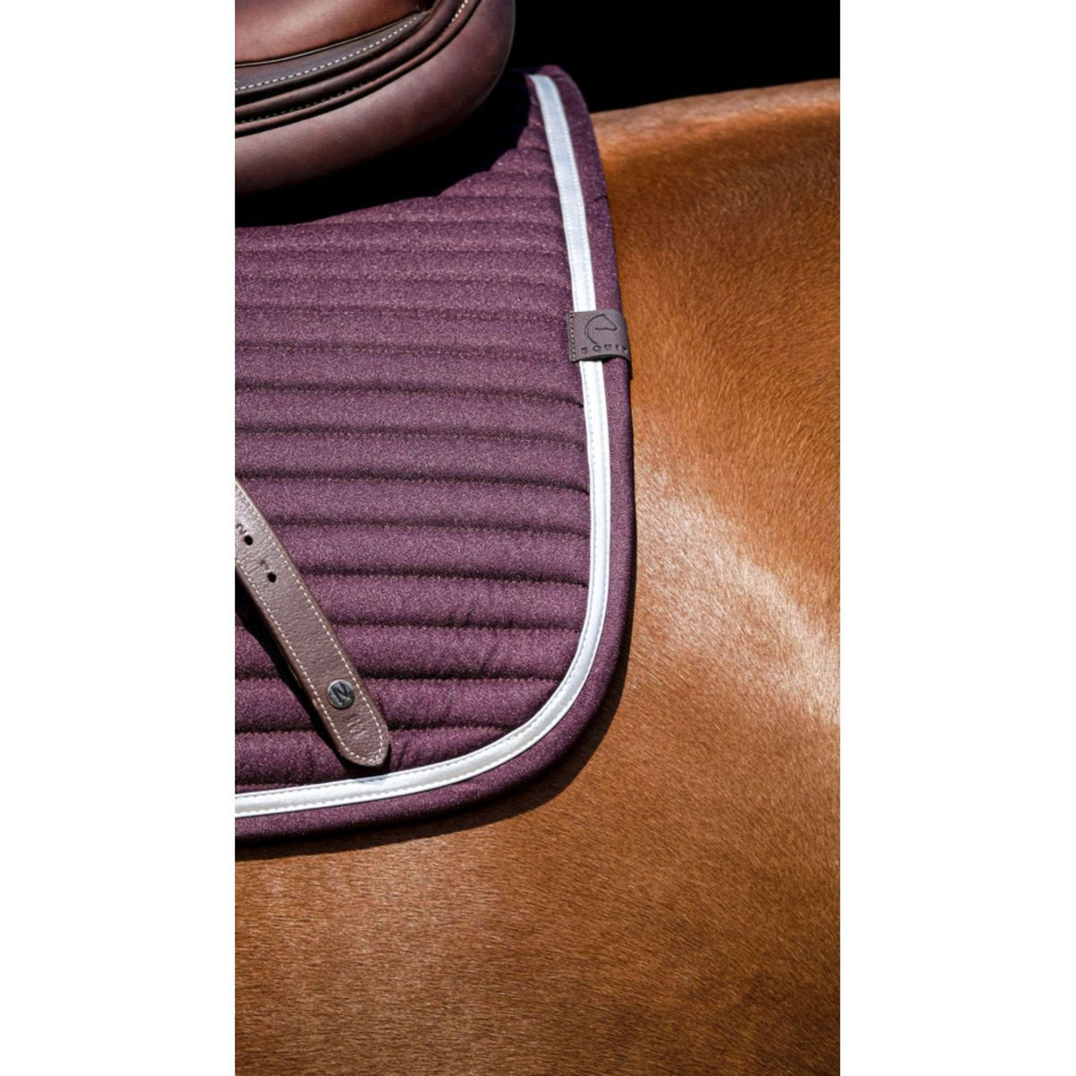 EQUITHÈME Saddlepad Spring Jumping Burgundy