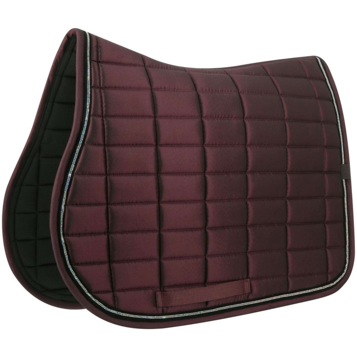 EQUITHÈME Saddlepad Domino Jumping Burgundy