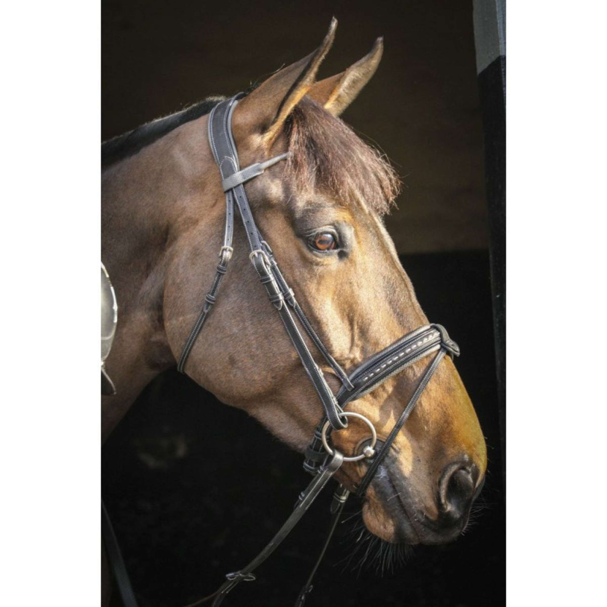 Pénélope Bridle Luxe Black/Grey