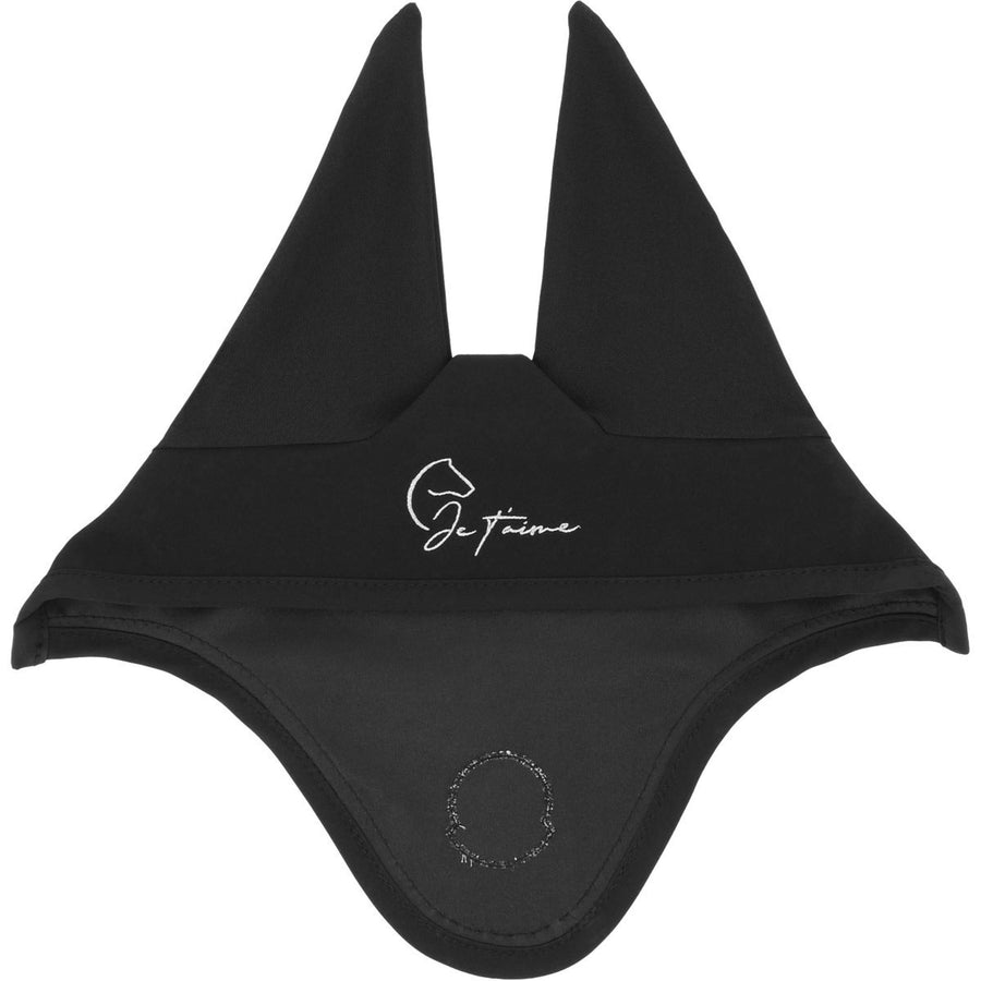 EQUITHÈME Ear Bonnet Je Taime Origin Black