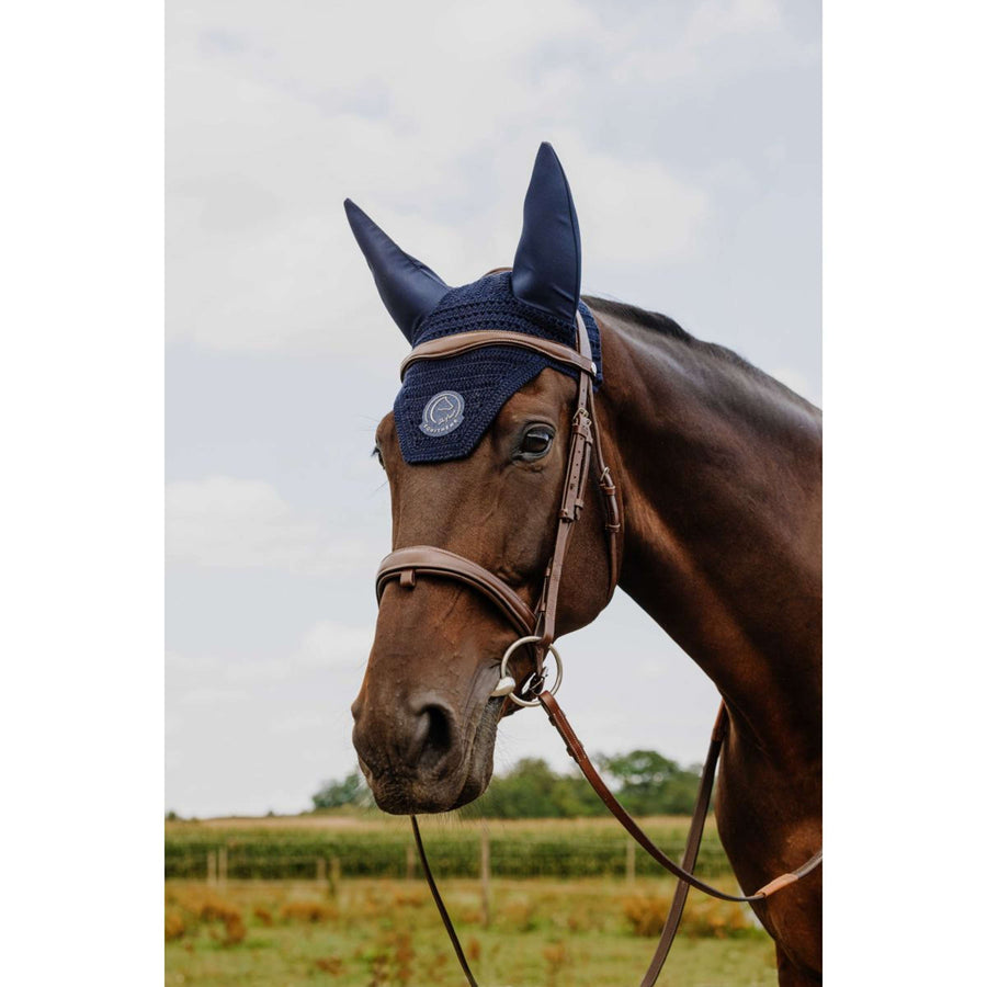 EQUITHÈME Ear Bonnet Je Taime Competition Blue