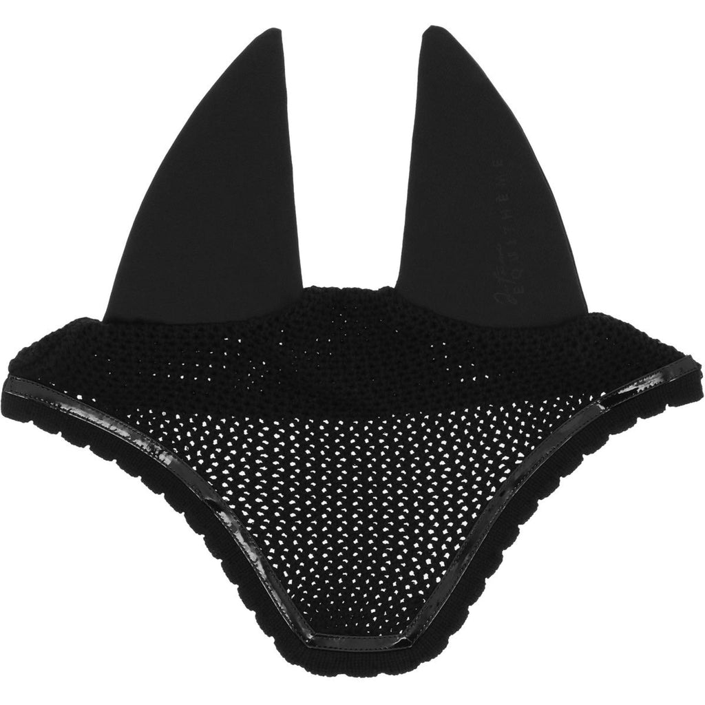 EQUITHÈME Ear Bonnet Je Taime Mirror Black
