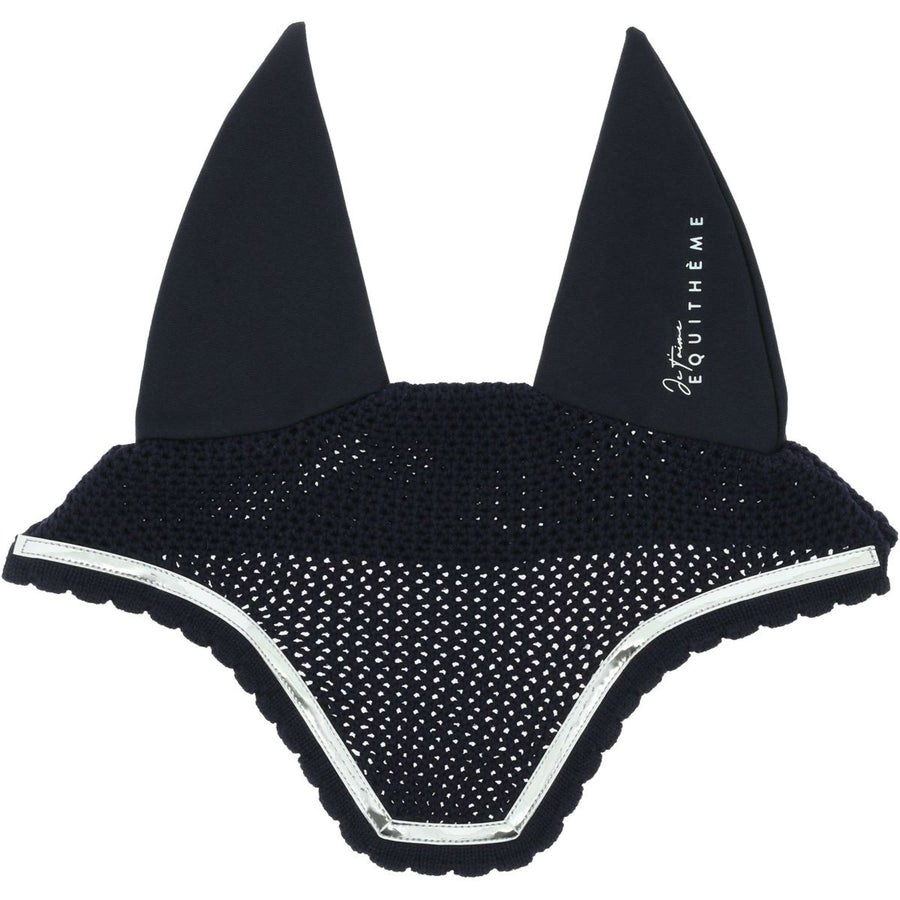 EQUITHÈME Ear Bonnet Je Taime Mirror Blue