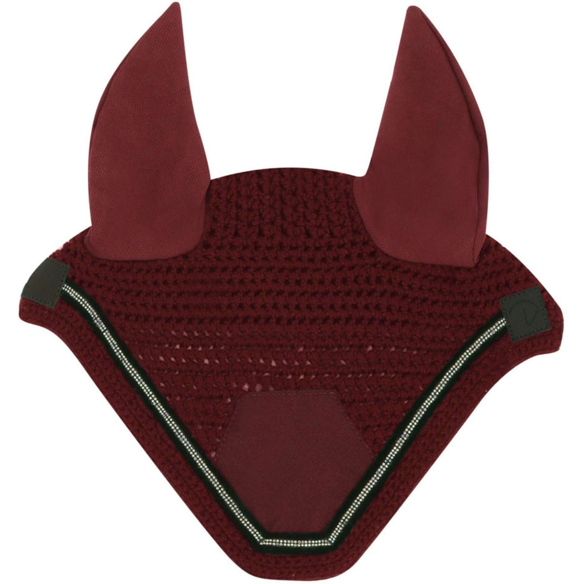 EQUITHÈME Ear Bonnet Domino Burgundy