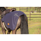 Paddock Rug Brandebg Waterproof Navy